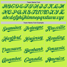 Load image into Gallery viewer, Custom Neon Green Kelly Green Mesh Authentic Throwback Baseball Jersey