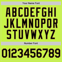 Load image into Gallery viewer, Custom Neon Green Black-Old Gold Mesh Authentic Throwback Baseball Jersey