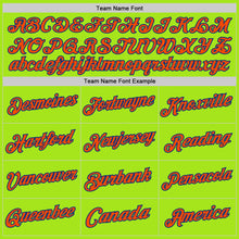 Load image into Gallery viewer, Custom Neon Green Orange-Royal Authentic Throwback Basketball Jersey