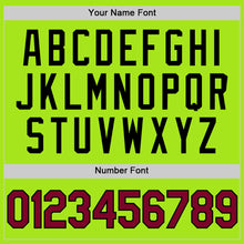 Load image into Gallery viewer, Custom Neon Green Maroon-Black Authentic Throwback Basketball Jersey