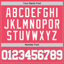 Load image into Gallery viewer, Custom Neon Pink White-Gray Authentic Basketball Jersey