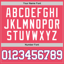 Load image into Gallery viewer, Custom Neon Pink White-Purple Authentic Basketball Jersey