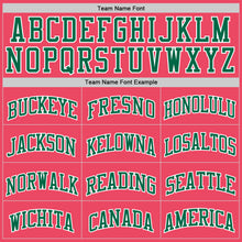Load image into Gallery viewer, Custom Neon Pink Kelly Green-White Authentic Basketball Jersey