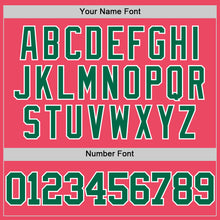 Load image into Gallery viewer, Custom Neon Pink Kelly Green-White Authentic Basketball Jersey