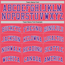 Load image into Gallery viewer, Custom Neon Pink Purple-White Authentic Basketball Jersey