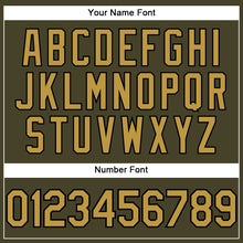 Load image into Gallery viewer, Custom Olive Old Gold-Black Performance Salute To Service T-Shirt