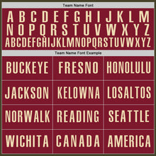 Load image into Gallery viewer, Custom Olive Vintage USA Flag Cream-Crimson Authentic Salute To Service Baseball Jersey