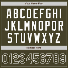 Load image into Gallery viewer, Custom Olive White Authentic Salute To Service Baseball Jersey