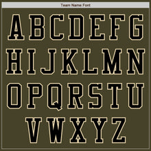 Load image into Gallery viewer, Custom Olive Black-Cream Authentic Salute To Service Baseball Jersey