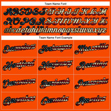 Load image into Gallery viewer, Custom Orange Vintage USA Flag-Black Performance T-Shirt