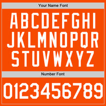 Load image into Gallery viewer, Custom Orange White Authentic Throwback Basketball Jersey