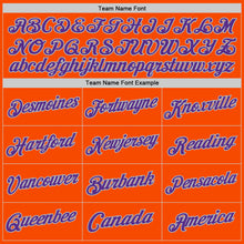 Load image into Gallery viewer, Custom Orange Purple-Gray Authentic Throwback Basketball Jersey