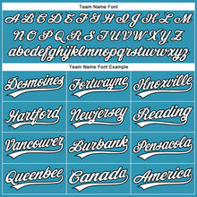 Load image into Gallery viewer, Custom Panther Blue White-Black Authentic Baseball Jersey