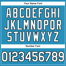 Load image into Gallery viewer, Custom Panther Blue White-Black Performance T-Shirt