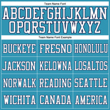 Load image into Gallery viewer, Custom Panther Blue White-Navy Mesh Authentic Football Jersey