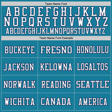 Load image into Gallery viewer, Custom Panther Blue Navy-White Mesh Authentic Throwback Football Jersey