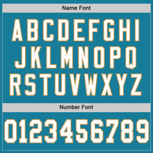 Load image into Gallery viewer, Custom Panther Blue White-Old Gold Mesh Authentic Throwback Football Jersey