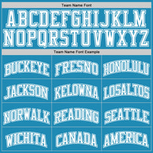 Load image into Gallery viewer, Custom Panther Blue White Authentic Basketball Jersey