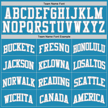 Load image into Gallery viewer, Custom Panther Blue White-Gray Authentic Basketball Jersey