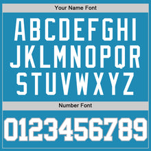 Load image into Gallery viewer, Custom Panther Blue White-Gray Authentic Basketball Jersey