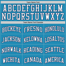 Load image into Gallery viewer, Custom Panther Blue White-Navy Authentic Basketball Jersey