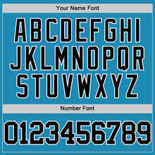 Load image into Gallery viewer, Custom Panther Blue Black-White Authentic Basketball Jersey