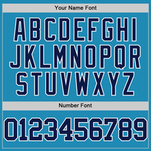 Load image into Gallery viewer, Custom Panther Blue Navy-White Authentic Basketball Jersey