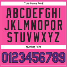 Load image into Gallery viewer, Custom Pink Purple-Black Performance T-Shirt