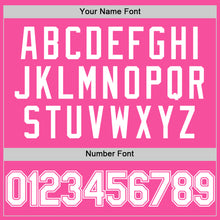 Load image into Gallery viewer, Custom Pink White Authentic Throwback Baseball Jersey