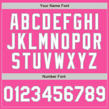 Load image into Gallery viewer, Custom Pink White-Gray Authentic Baseball Jersey