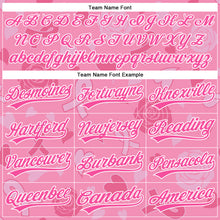 Load image into Gallery viewer, Custom Pink White 3D Pink Ribbon Breast Cancer Awareness Month Women Health Care Support Performance Polo Shirt