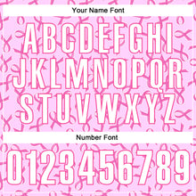 Load image into Gallery viewer, Custom Pink White 3D Pink Ribbon Breast Cancer Awareness Month Women Health Care Support Performance Polo Shirt