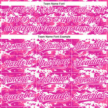 Load image into Gallery viewer, Custom Camo Deep Pink-White 3D Pink Ribbon Breast Cancer Awareness Month Women Health Care Support Performance Polo Shirt