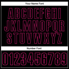 Load image into Gallery viewer, Custom Black Hot Pink-White 3D Pink Ribbon Breast Cancer Awareness Month Women Health Care Support Performance Polo Shirt