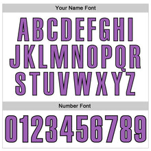 Load image into Gallery viewer, Custom White Medium Purple-Black 3D World Cancer Day Heart Ribbon Hope Performance Polo Shirt