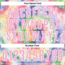 Load image into Gallery viewer, Custom Tie Dye Light Pink-White 3D Pink Ribbon Breast Cancer Awareness Month Women Health Care Support Performance Polo Shirt