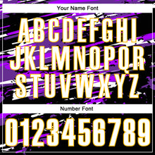 Load image into Gallery viewer, Custom Black White-Gold 3D Bowling Performance Polo Shirt