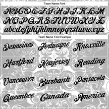 Load image into Gallery viewer, Custom White Black-Steel Gray 3D Bowling Abstract Liquid Performance Polo Shirt