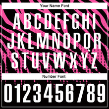 Load image into Gallery viewer, Custom Black Pink-White 3D Bowling Dot Performance Polo Shirt