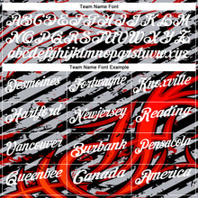 Load image into Gallery viewer, Custom Gray Black-Red 3D Bowling Line Performance Polo Shirt