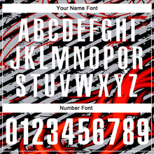 Load image into Gallery viewer, Custom Gray Black-Red 3D Bowling Line Performance Polo Shirt