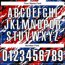 Load image into Gallery viewer, Custom Black Red-Royal 3D Bowling Abstract Grunge Art Performance Polo Shirt