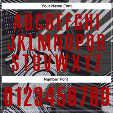 Load image into Gallery viewer, Custom Black Red-Gray 3D Bowling Abstract Grunge Art Performance Polo Shirt