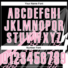 Load image into Gallery viewer, Custom Black Light Pink-White 3D Bowling Geometric Shape Performance Polo Shirt