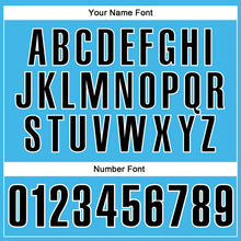 Load image into Gallery viewer, Custom Sky Blue Black-White 3D Bowling Tattoos Performance Polo Shirt