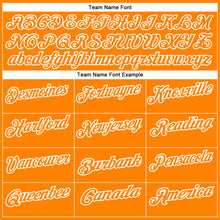 Load image into Gallery viewer, Custom Bay Orange Texas Orange-White 3D Bowling Geometric Square Shape Performance Polo Shirt