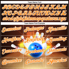 Load image into Gallery viewer, Custom Brown Bay Orange-White 3D Bowling Performance Polo Shirt