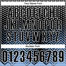 Load image into Gallery viewer, Custom Black Light Blue-Gray 3D Bowling Geometric Shape Performance Polo Shirt