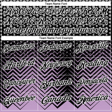 Load image into Gallery viewer, Custom Black Light Purple-Gray 3D Bowling Geometric Shape Performance Polo Shirt