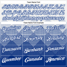 Load image into Gallery viewer, Custom White Royal 3D Pattern Design Gradient Square Shape Performance Polo Shirt